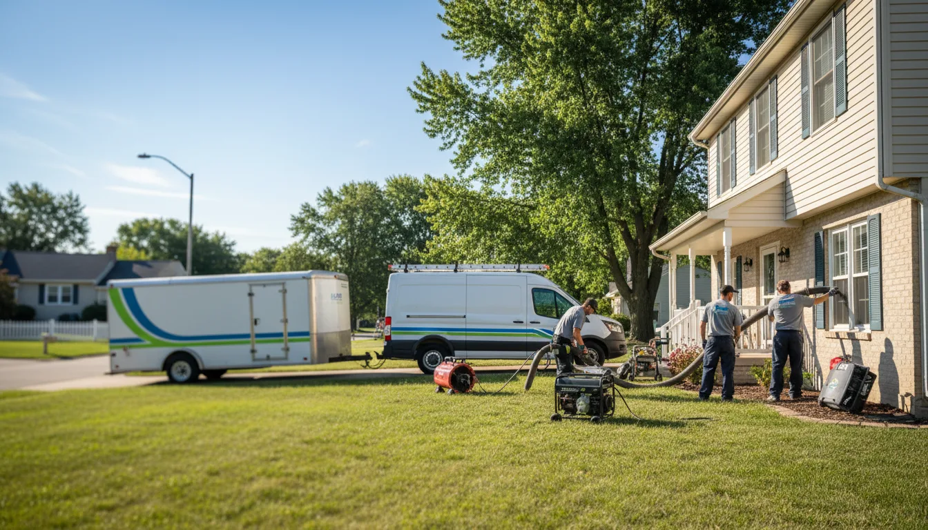 Flooded Basement Restoration And Cleanup With Repair in Deer Park, WI near me